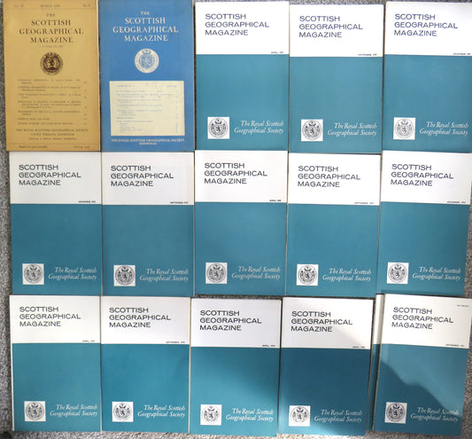 16 Volumes of The Scottish Geographical Magazine
