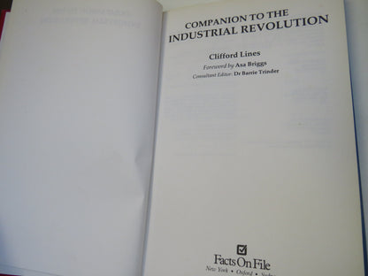 Companion To The Industrial Revolution By Clifford Lines 1990 book image 3