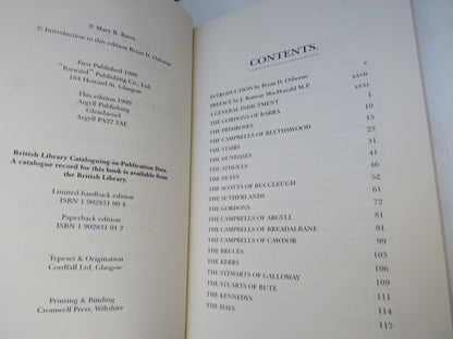 Our Scots Noble Families By Thomas Johnston 1999