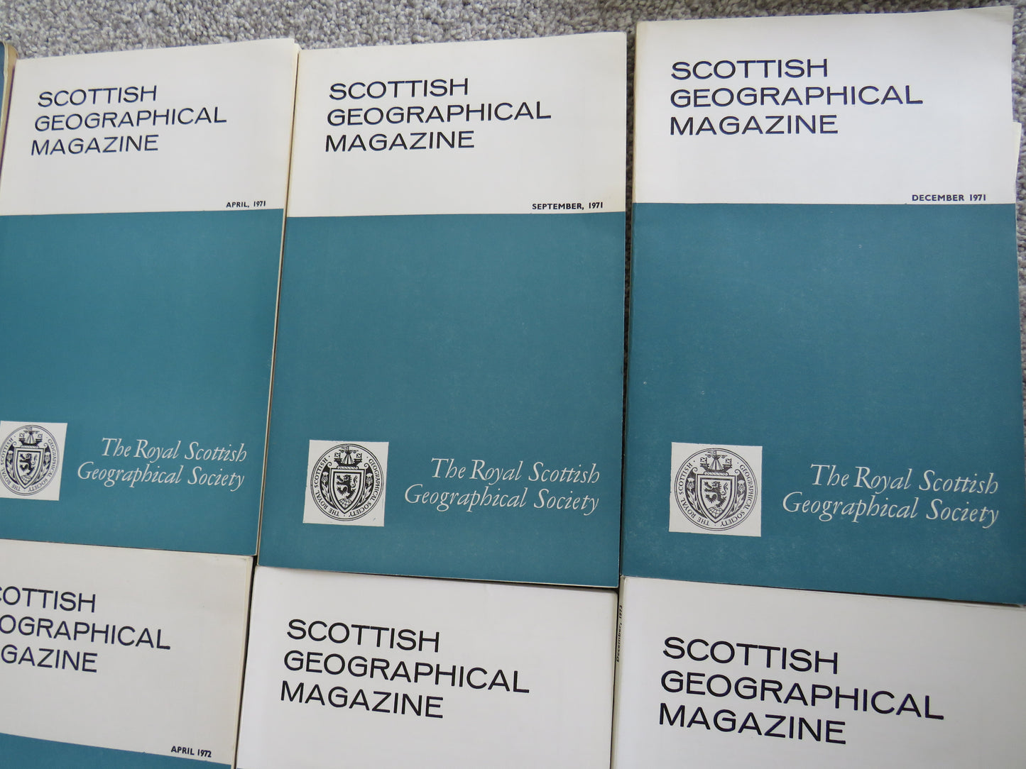 16 Volumes of The Scottish Geographical Magazine