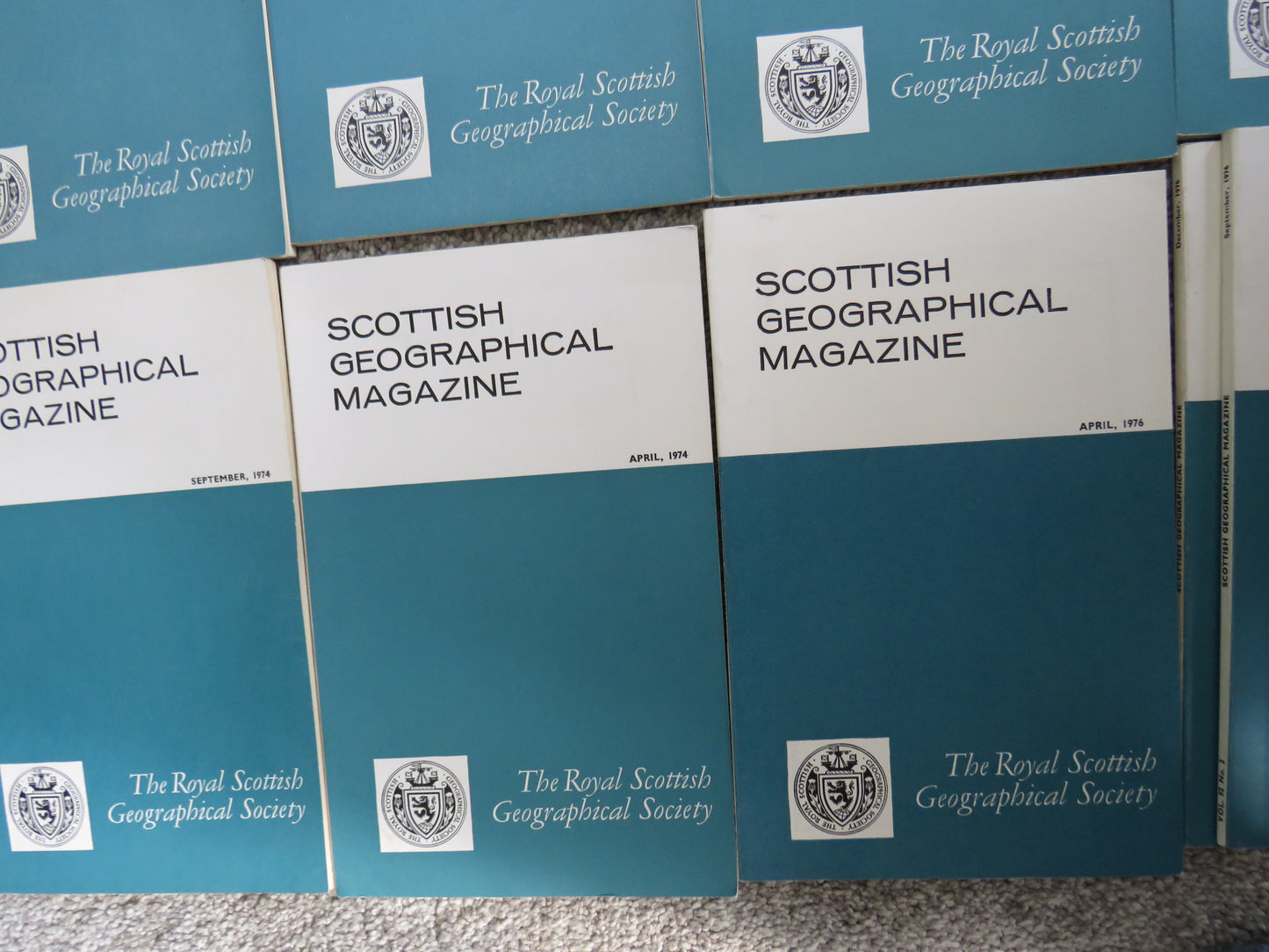 16 Volumes of The Scottish Geographical Magazine