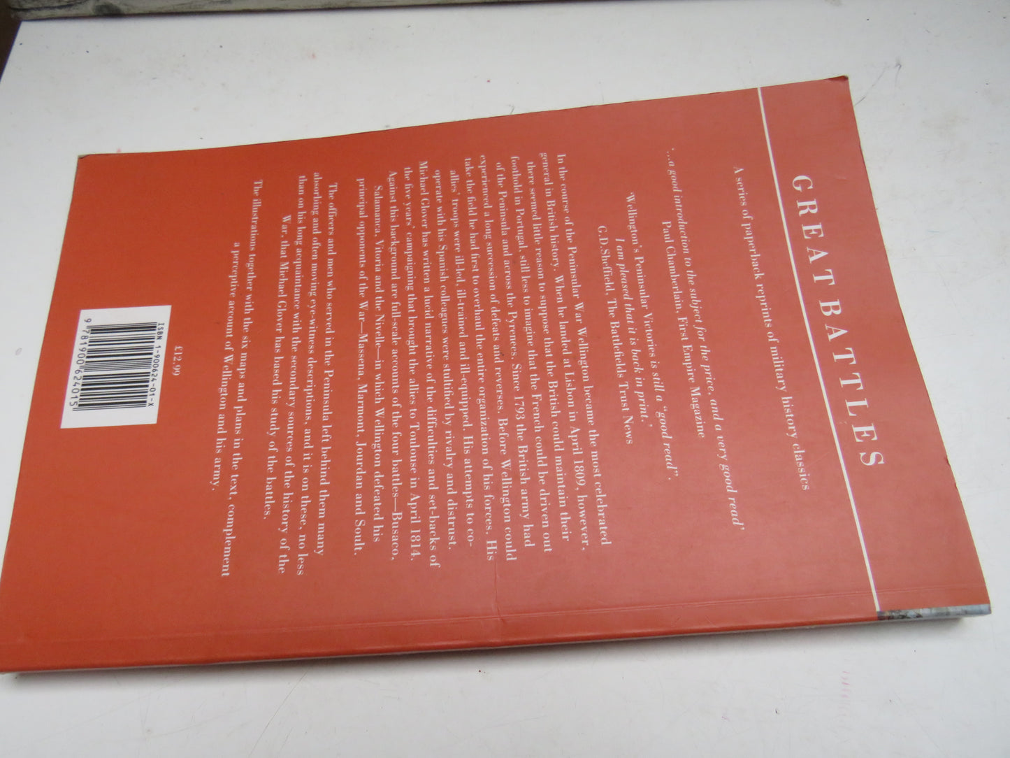 Wellington's Peninsular Victories By Michael Glover 2001