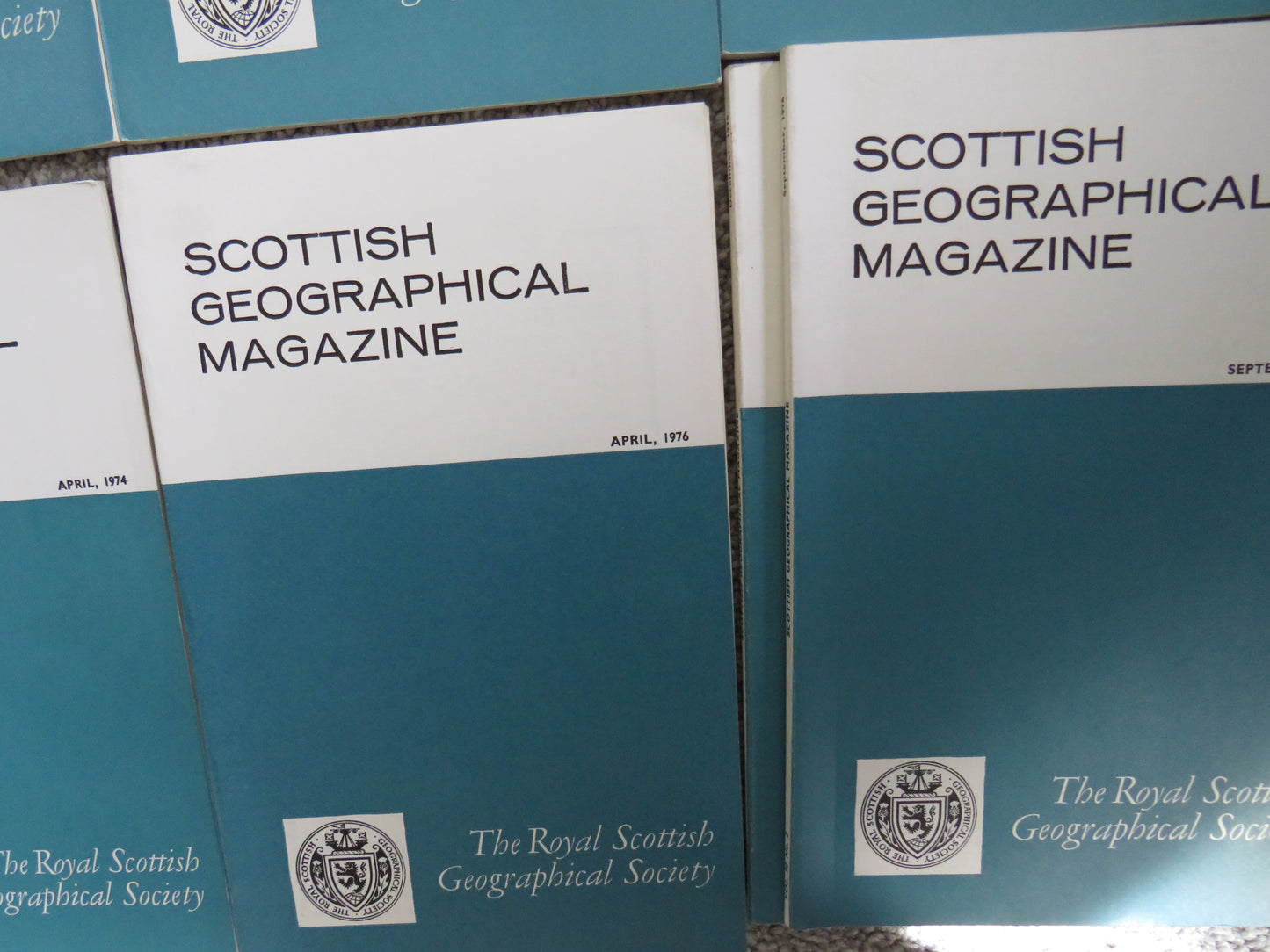 16 Volumes of The Scottish Geographical Magazine