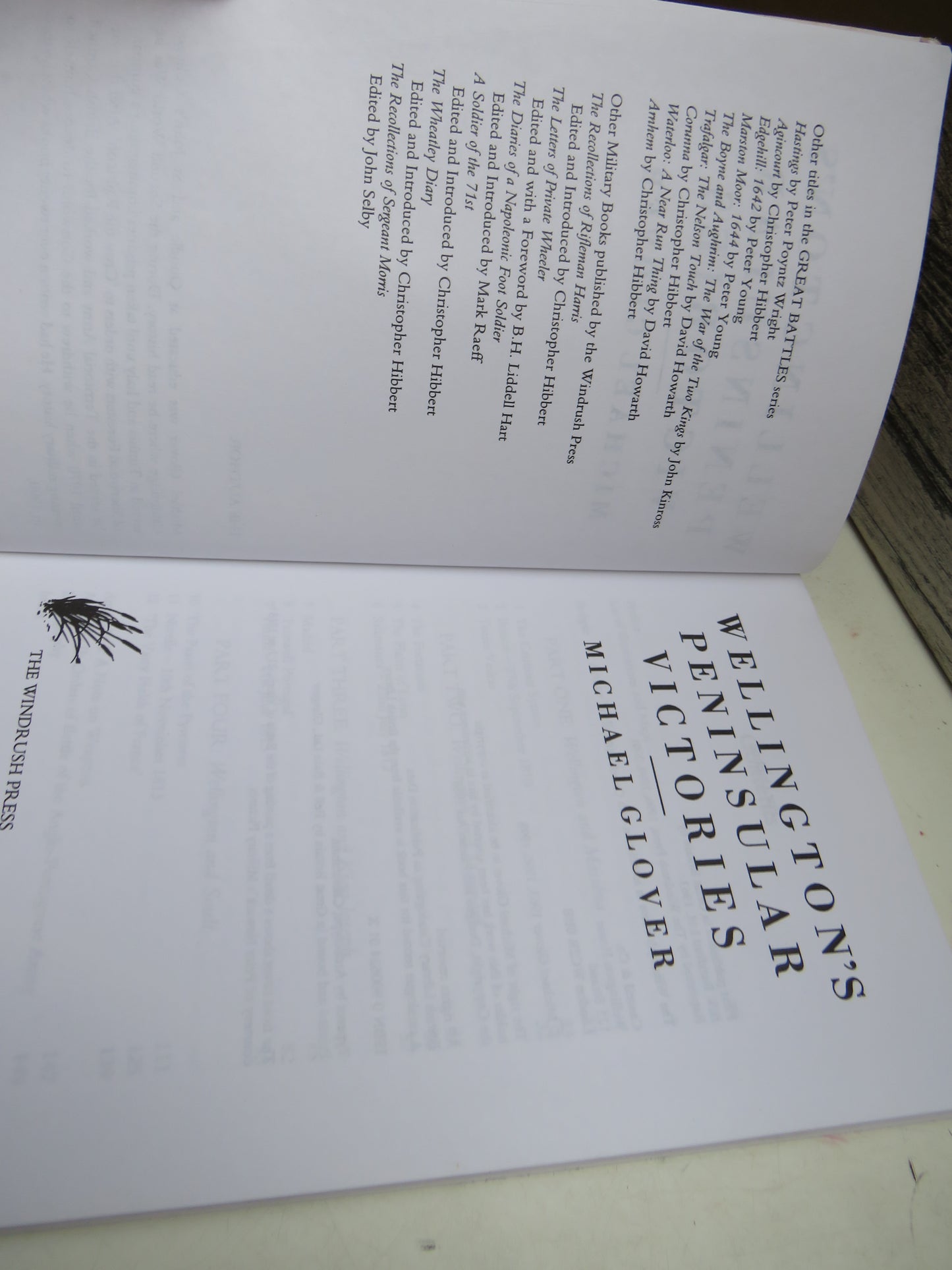 Wellington's Peninsular Victories By Michael Glover 2001