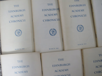 9 Volumes of The Edinburgh Academy Chronicle book image 2