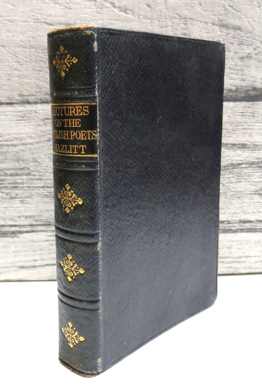 Lectures On The English Poets By William Hazlitt