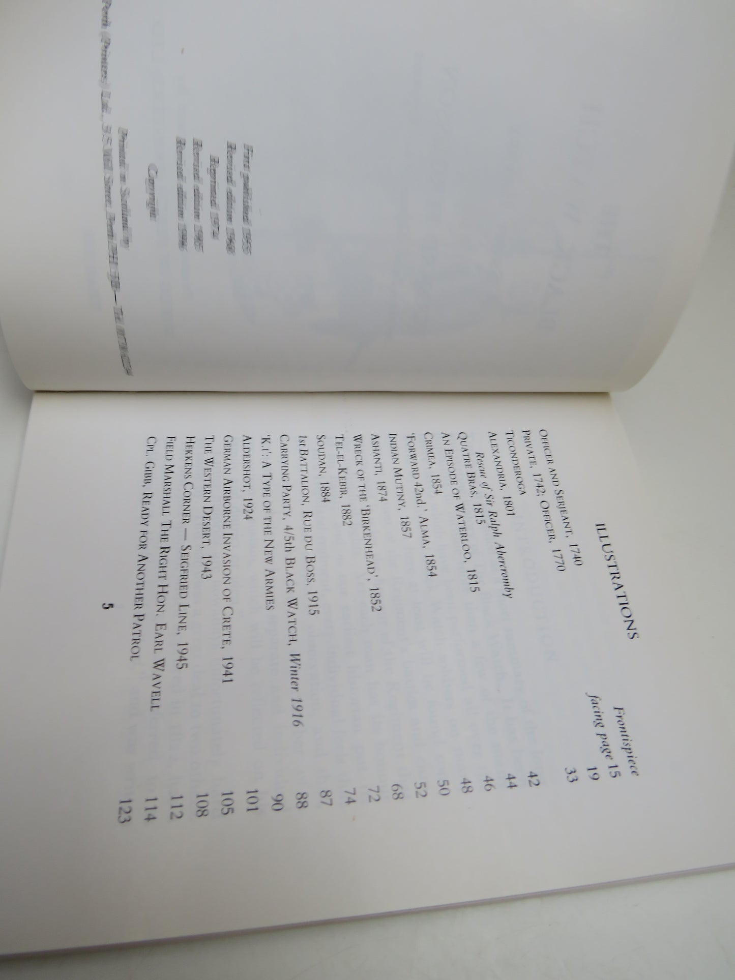 The Black Watch A Short History By Bernard Fergusson 1996