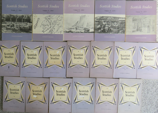 18 Volumes of Scottish Studies From University of Edinburgh