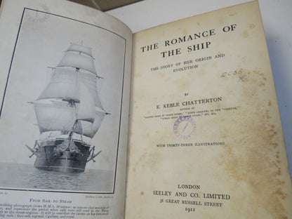 The Romance of The Ship The Story of Her Origin and Evolution By E. Keble Chatterton 1911 book image 4