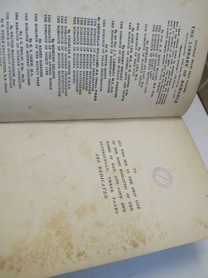 The Romance of The Ship The Story of Her Origin and Evolution By E. Keble Chatterton 1911 book image 5