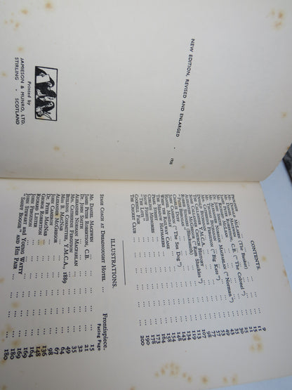 Character Sketches of Old Callander By James MacDonald 1938
