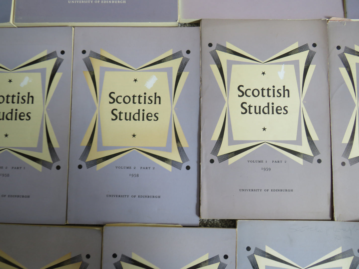 18 Volumes of Scottish Studies From University of Edinburgh