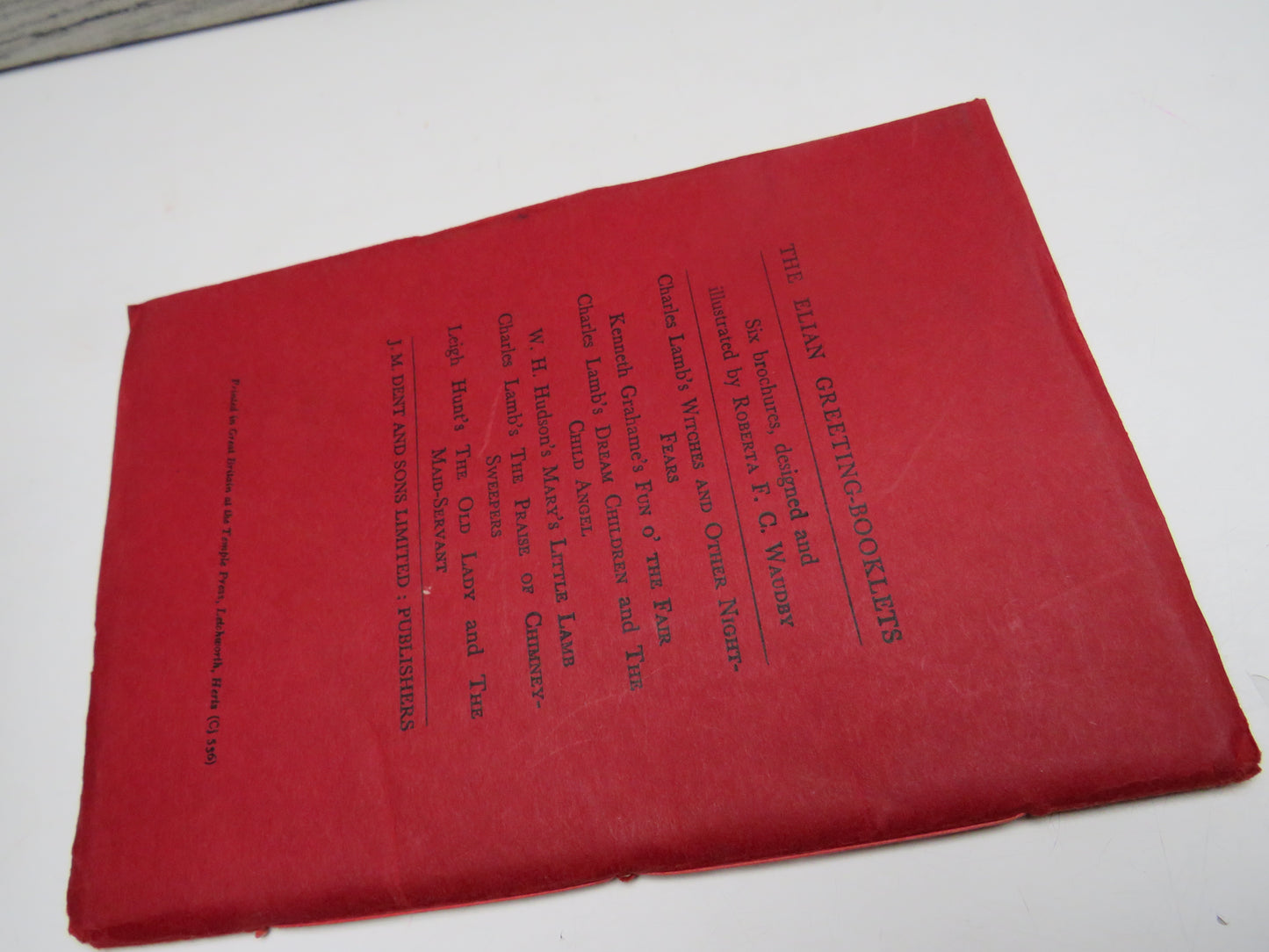 Dream-Children and The Child Angel By Charles Lamb 1929 1st Edition