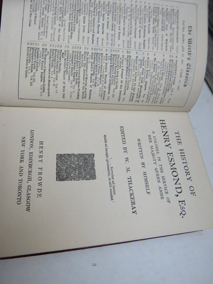 The History of Henry Esmond, Esq A Colonel In The Service of Her Majesty Queen Anne Written By Himse book image 4