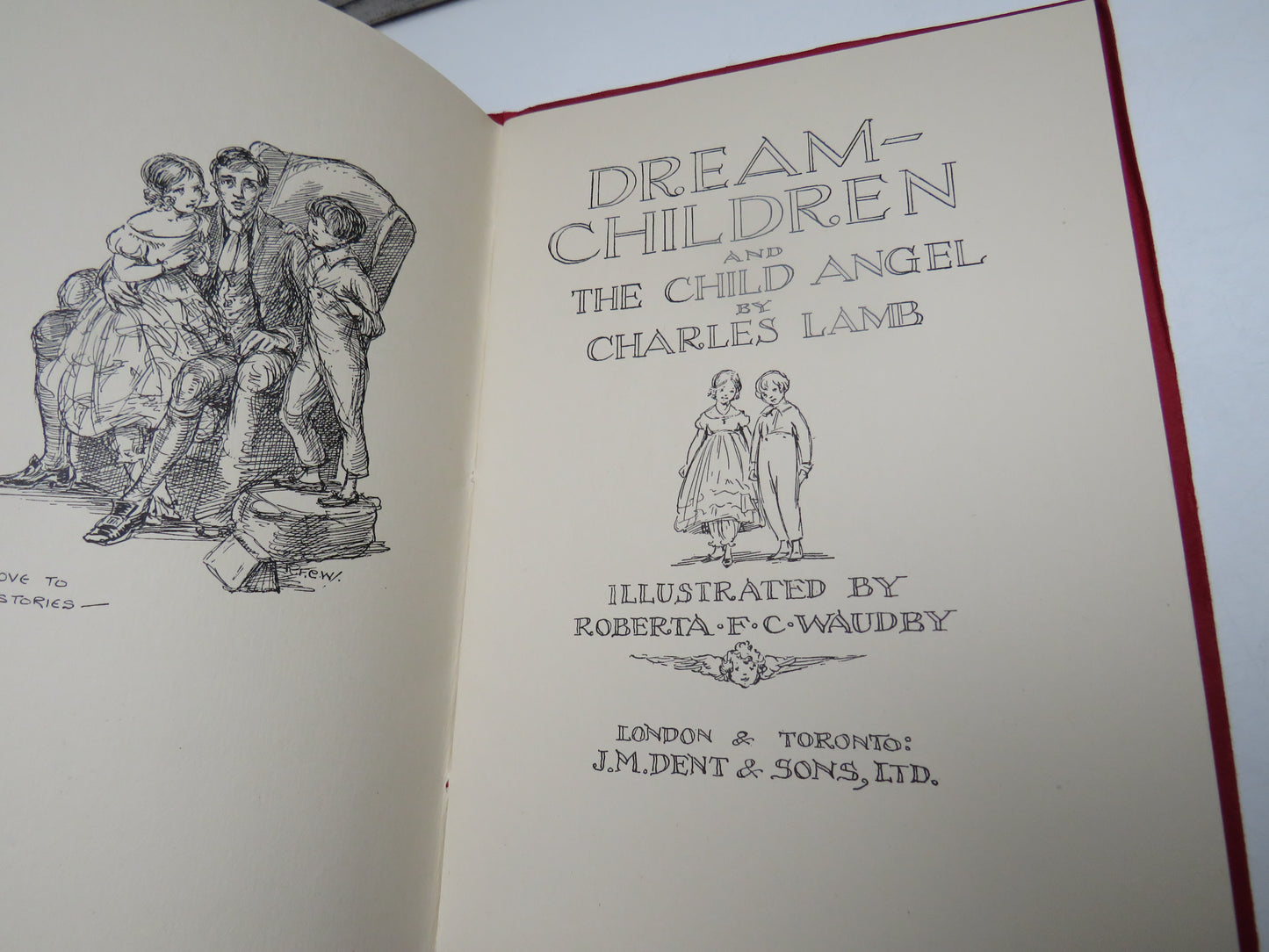 Dream-Children and The Child Angel By Charles Lamb 1929 1st Edition