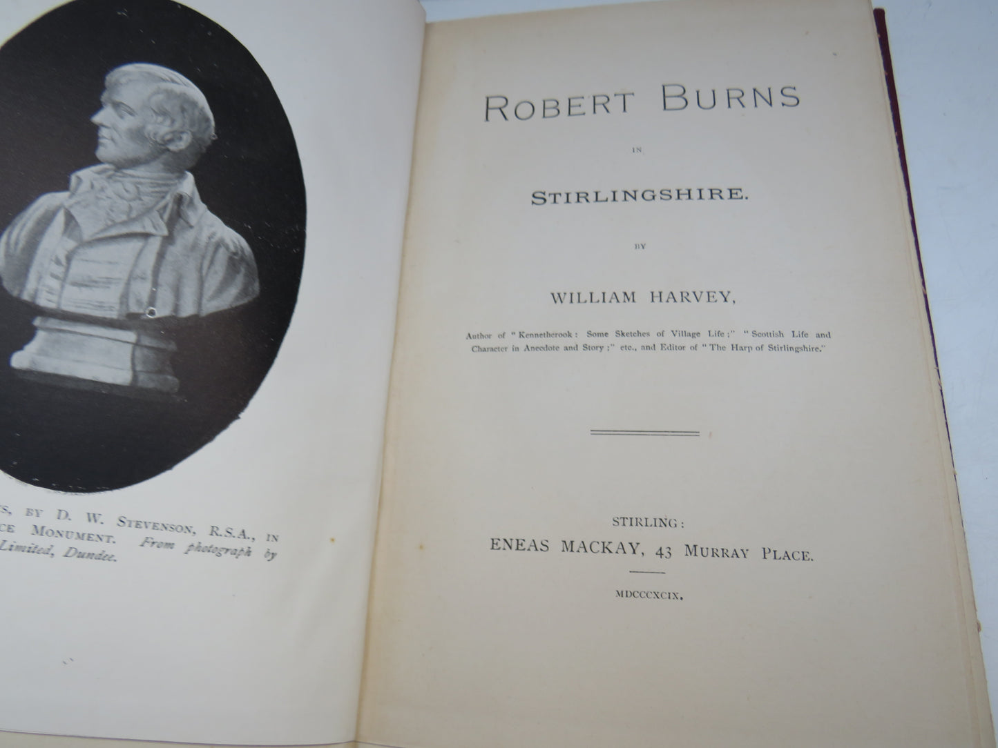 Robert Burns In Stirlingshire By William Harvey 1899