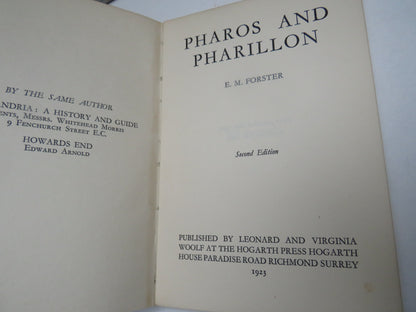 Pharos and Pharillon By E.M. Forster 1923
