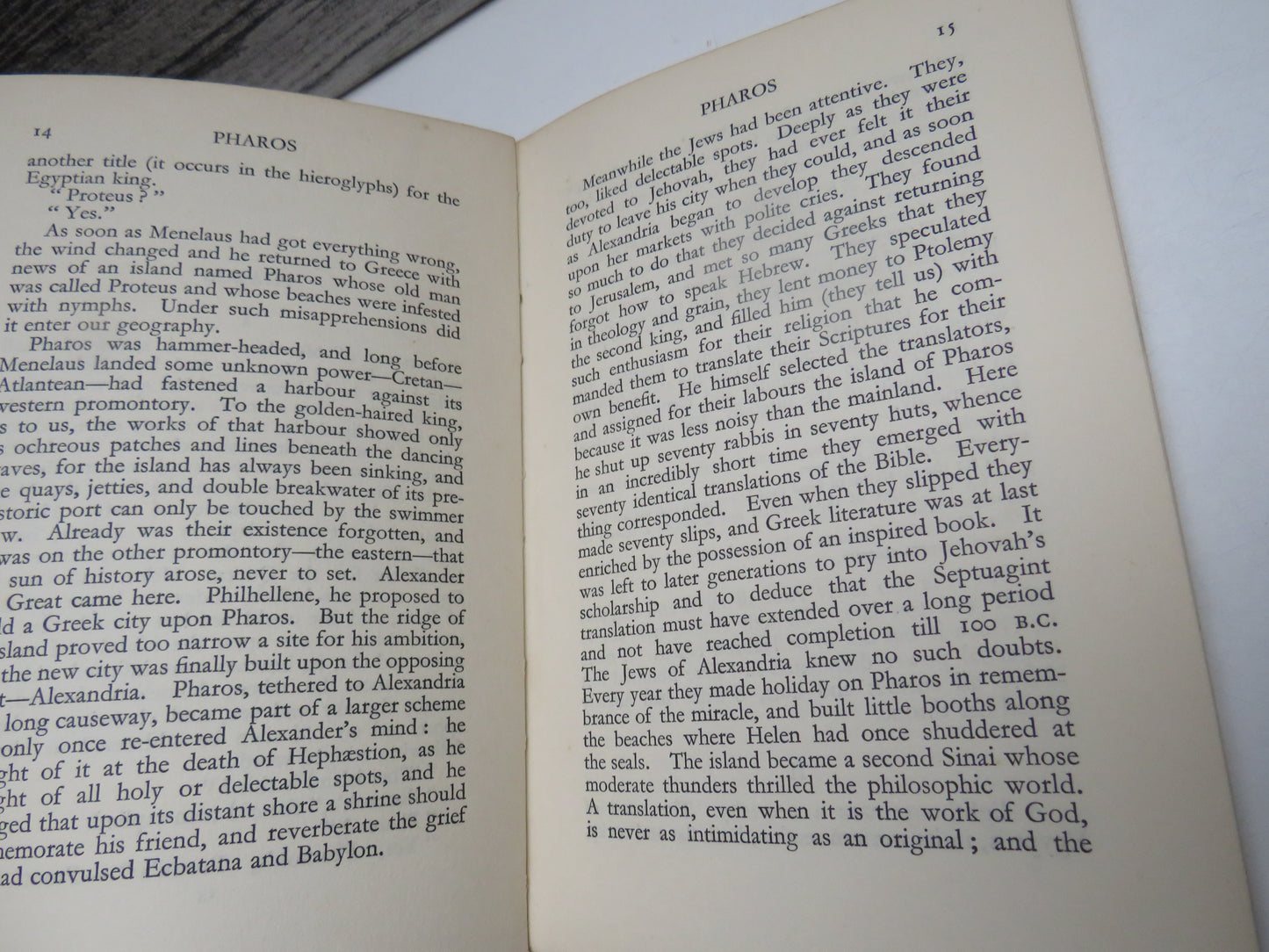 Pharos and Pharillon By E.M. Forster 1923