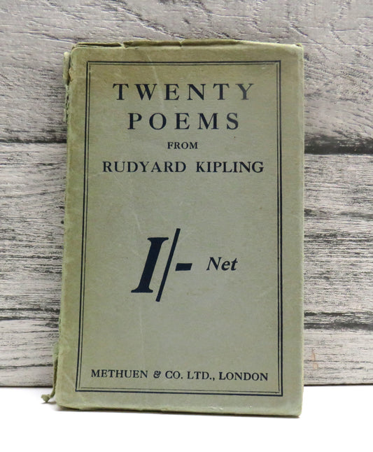 Twenty Poems From Rudyard Kipling 1928
