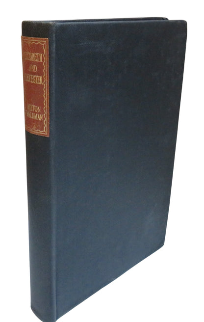 Elizabeth and Leicester By Milton Waldman 1946 book front cover