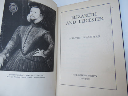Elizabeth and Leicester By Milton Waldman 1946 book image 2