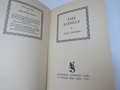 The Lonely By Paul Gallico 1947 1st Edition book image 2