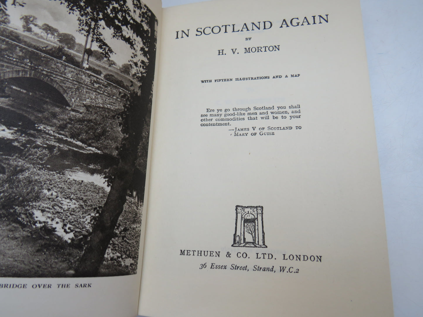 In Scotland Again By H.V. Morton 1952