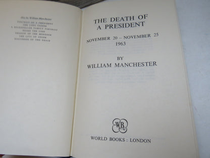 The Death of a President, November 1963 by William Manchester 1968 (Modern History Book) book image 3