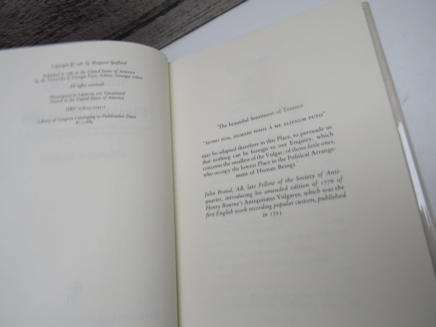 Small Books and Pleasant Histories By Margaret Spufford 1982