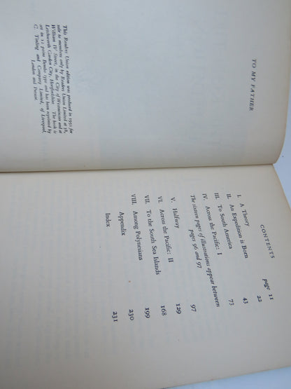 The Kon-Tiki Expedition, 1952 By Raft Across The South Seas By Thor Heyerdahl Translated by F.H. Lyo book image 3