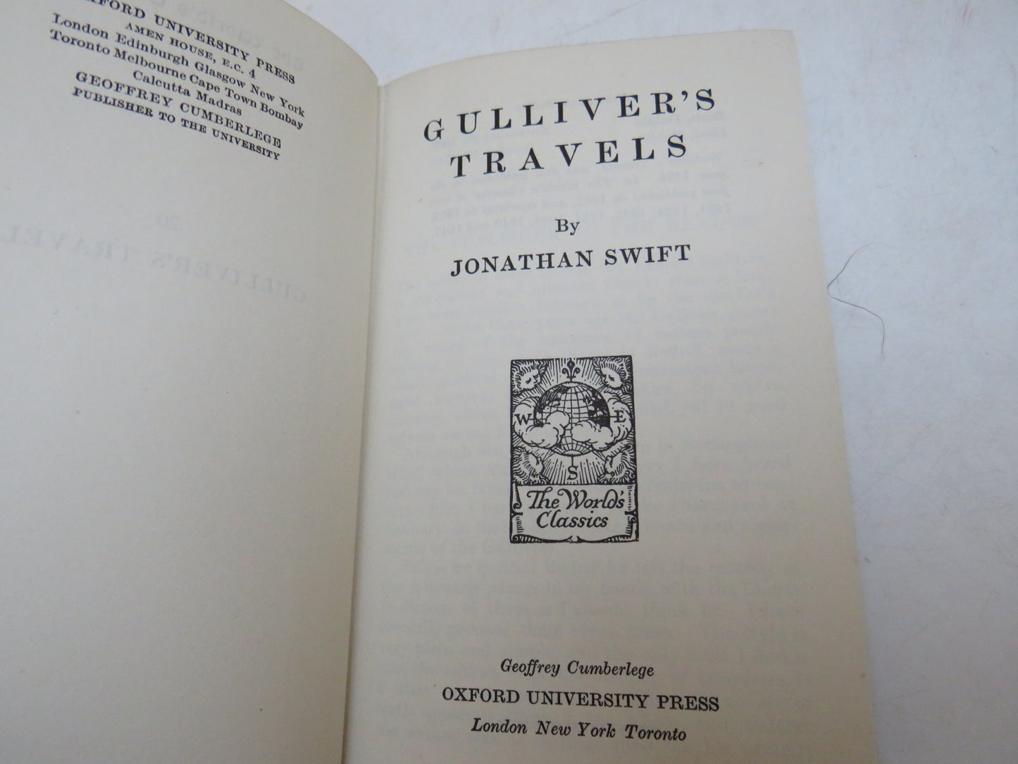 Gulliver's Travels By Jonathan Swift 1947