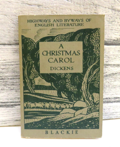 A Christmas Carol By Charles Dickens Highways and Byways of English literature book front cover