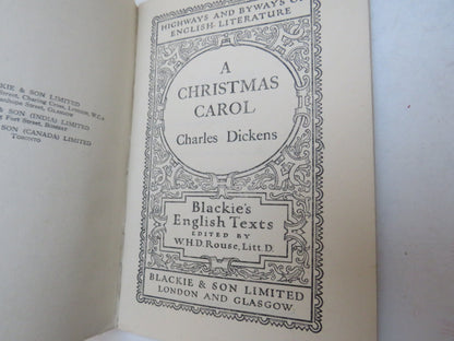 A Christmas Carol By Charles Dickens Highways and Byways of English literature book image 3