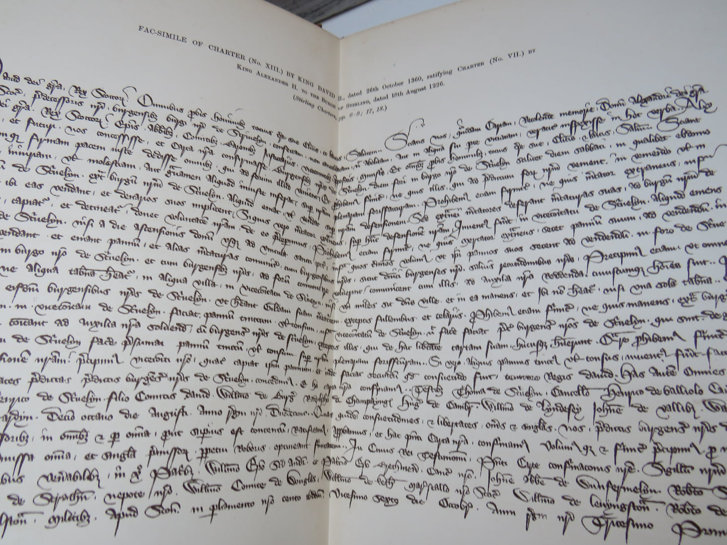 Charters and Other Documents Relating To The Royal Burgh of Stirling A.D. 1124-1705 1884