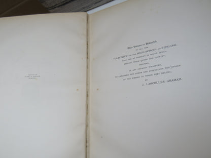 "Old Boys" and Their Stories of the High School of Stirling 1900