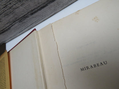Mirabeau Voice of the Revolution By Antonina Vallentin 1948