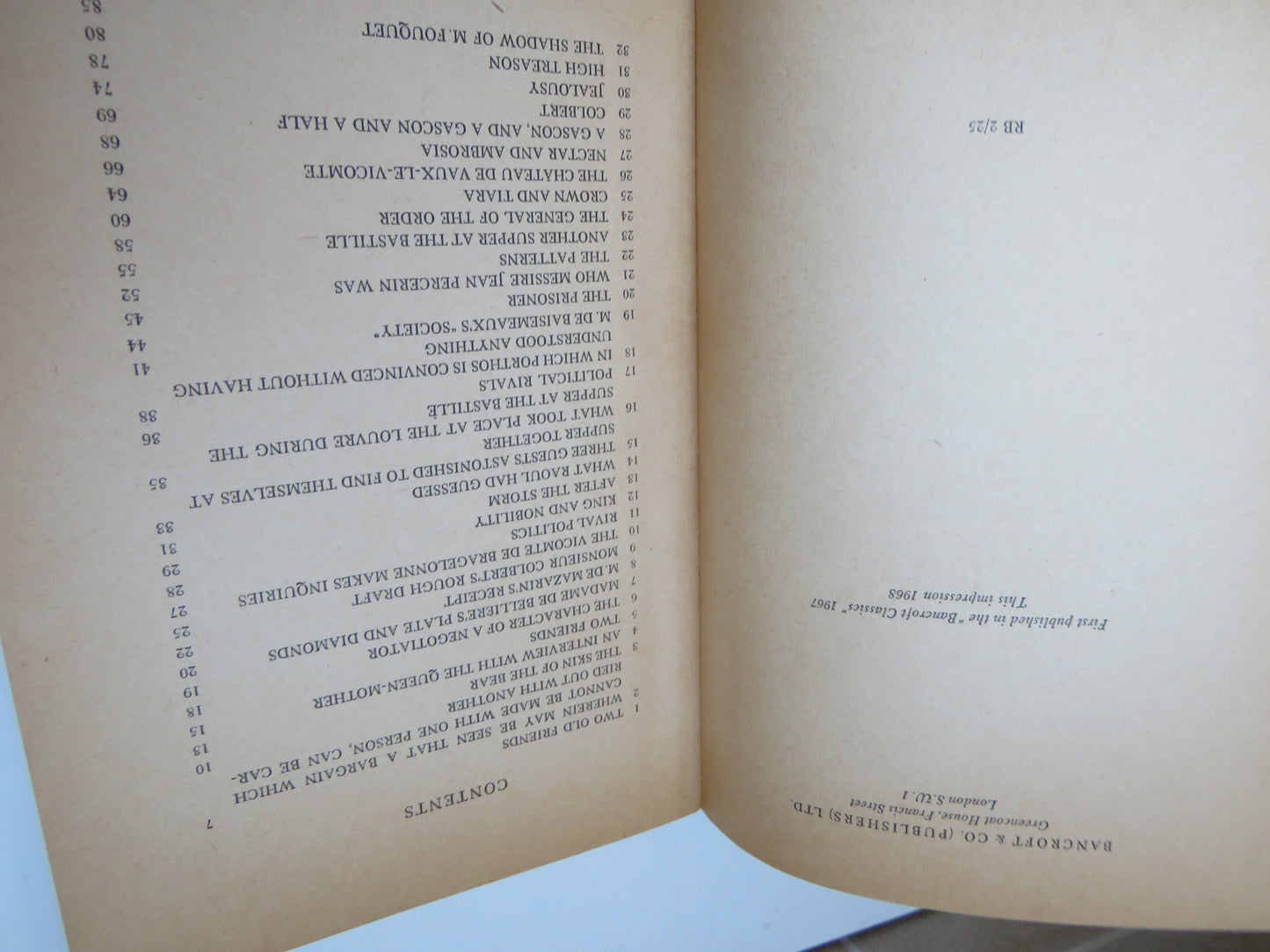 The Man In The Iron Mask by Alexandre Dumas 1968