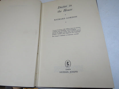 Doctor in the House by Richard Gordon 1952 (Vintage Medical Humour Book) book image 3