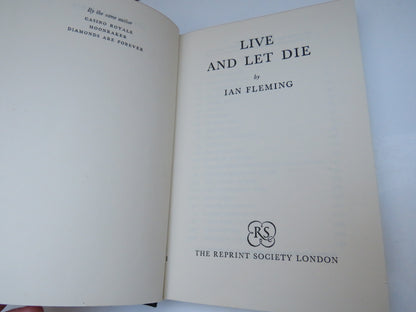 Live and Let Die By Ian Fleming 1956 book image 2