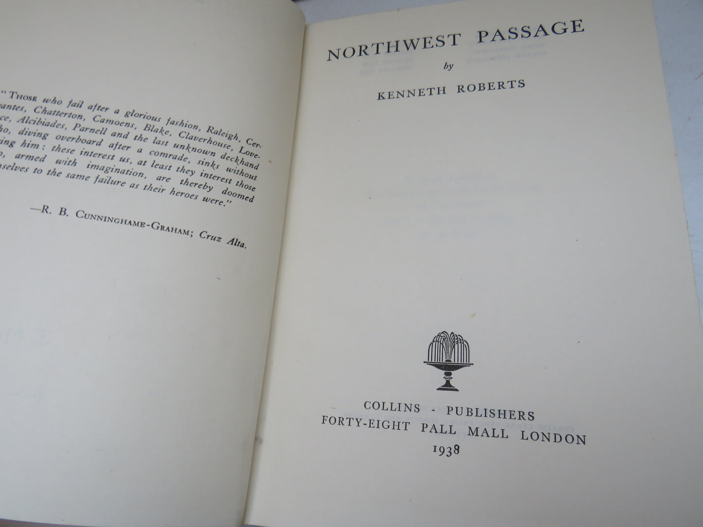 Northwest Passage by Kenneth Roberts 1938 (Vintage Historical Adventure)