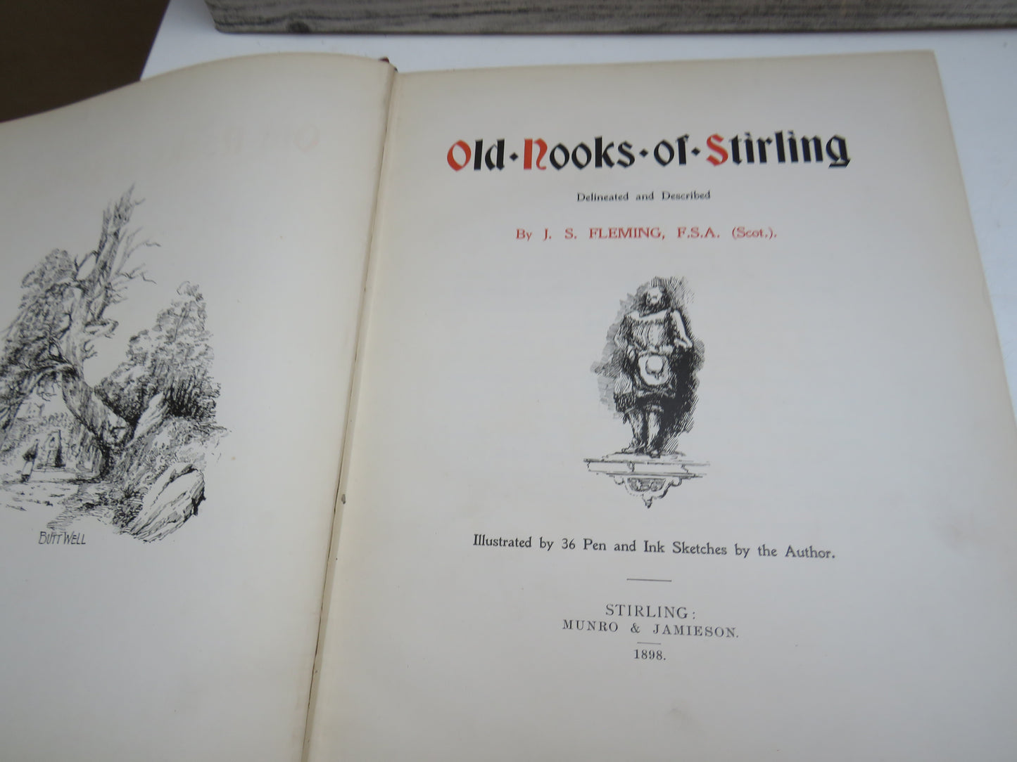 Old Nooks of Stirling Delineated and Described By J. S. Fleming 1898