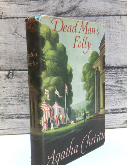 Dead Man's Folly by Agatha Christie 1957 (Vintage Mystery Novel) book front cover