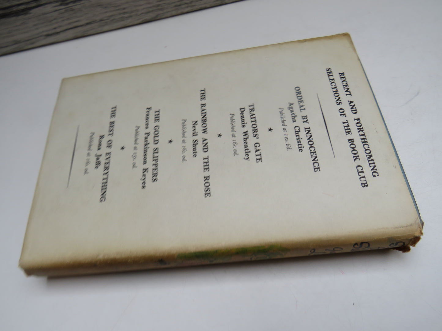 Sold For Silver An Autobiography By Janet Lim 1959