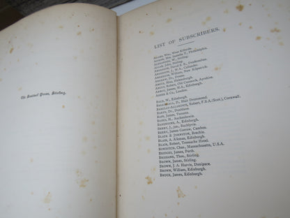 The Lake of Menteith: Its Islands and Vicinity With Historical Accounts of the Priory of Inchmahome and The Earldom of Menteith By A. F. Hutchison 1899