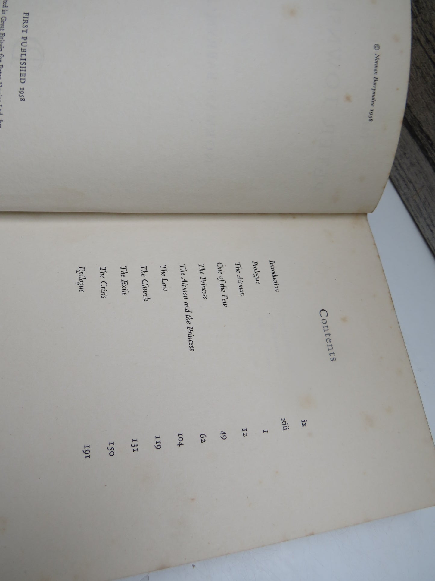 The Story of Peter Townsend By Norman Barrymaine 1958
