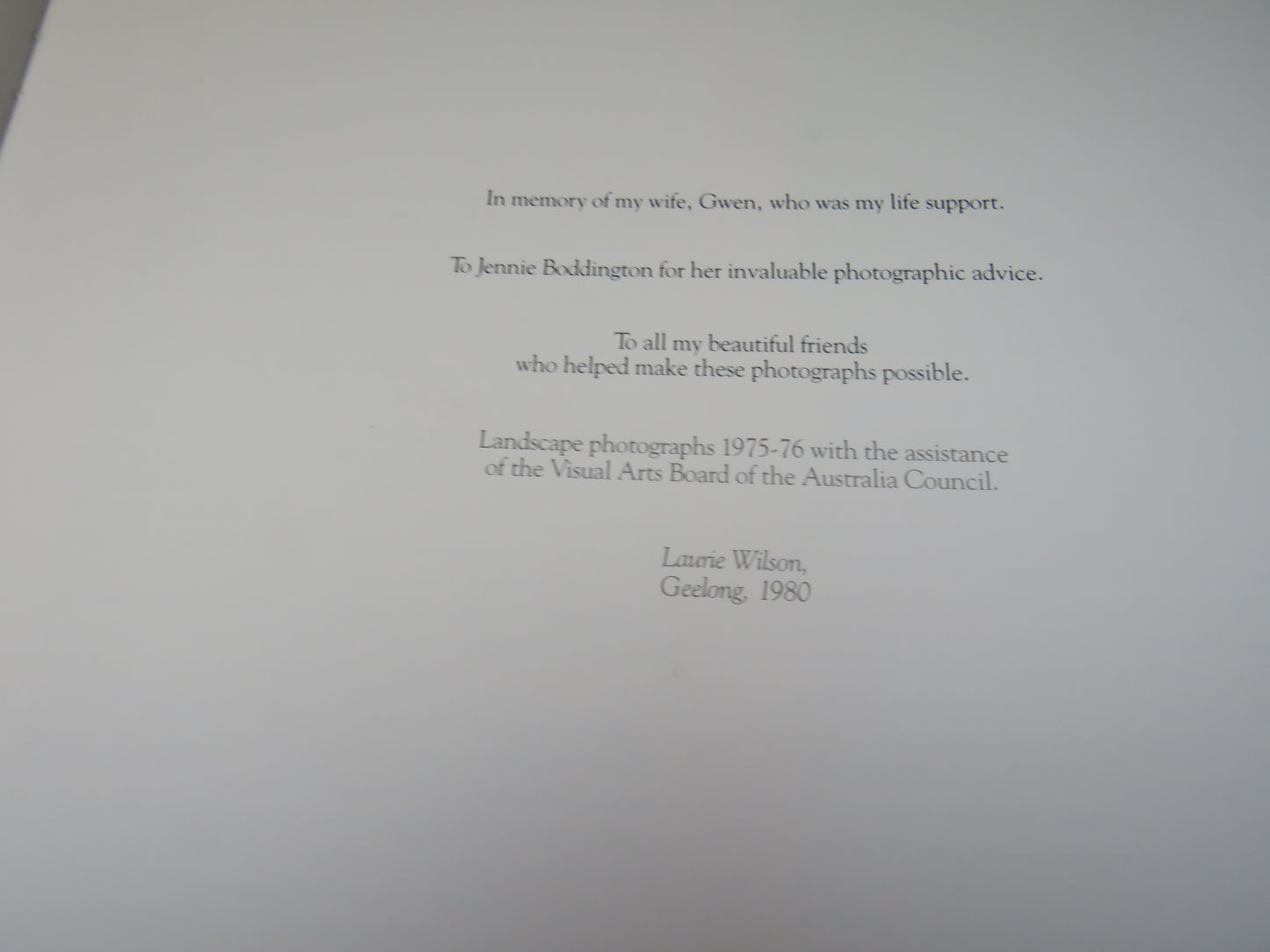 Laurie Wilson by Jennie Boddington 1982