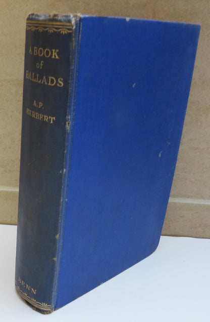 A Book of Ballads being the Collected Light Verse of A. P. Herbert, 1931 book image 2