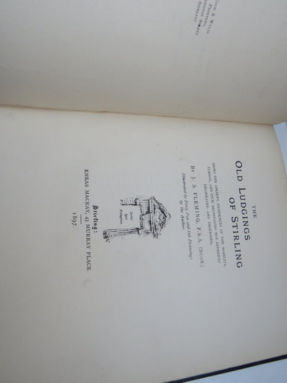 The Old Ludgings of Stirling By J.S. Fleming 1897