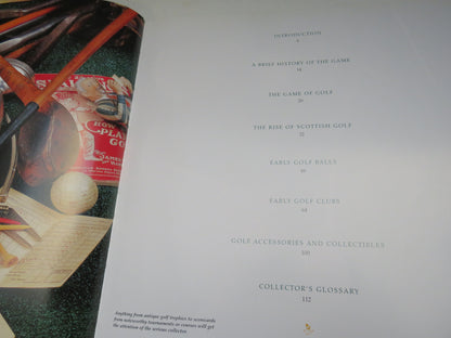 The Art of Golf Antiques, An Illustrated History of Clubs, Balls, and Accessories by Gil King, in co book image 3