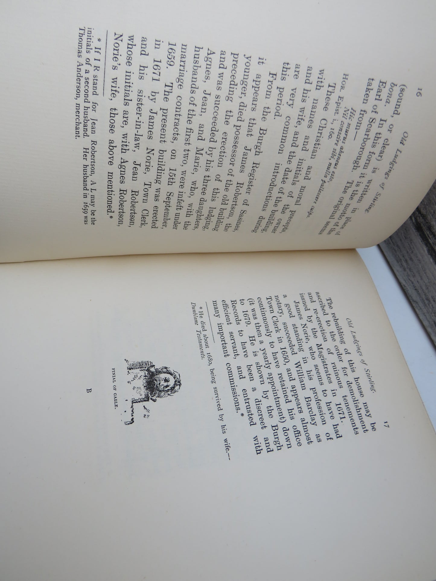 The Old Ludgings of Stirling By J.S. Fleming 1897